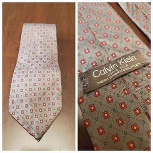 Vintage Calvin Klein 100% Silk Tie